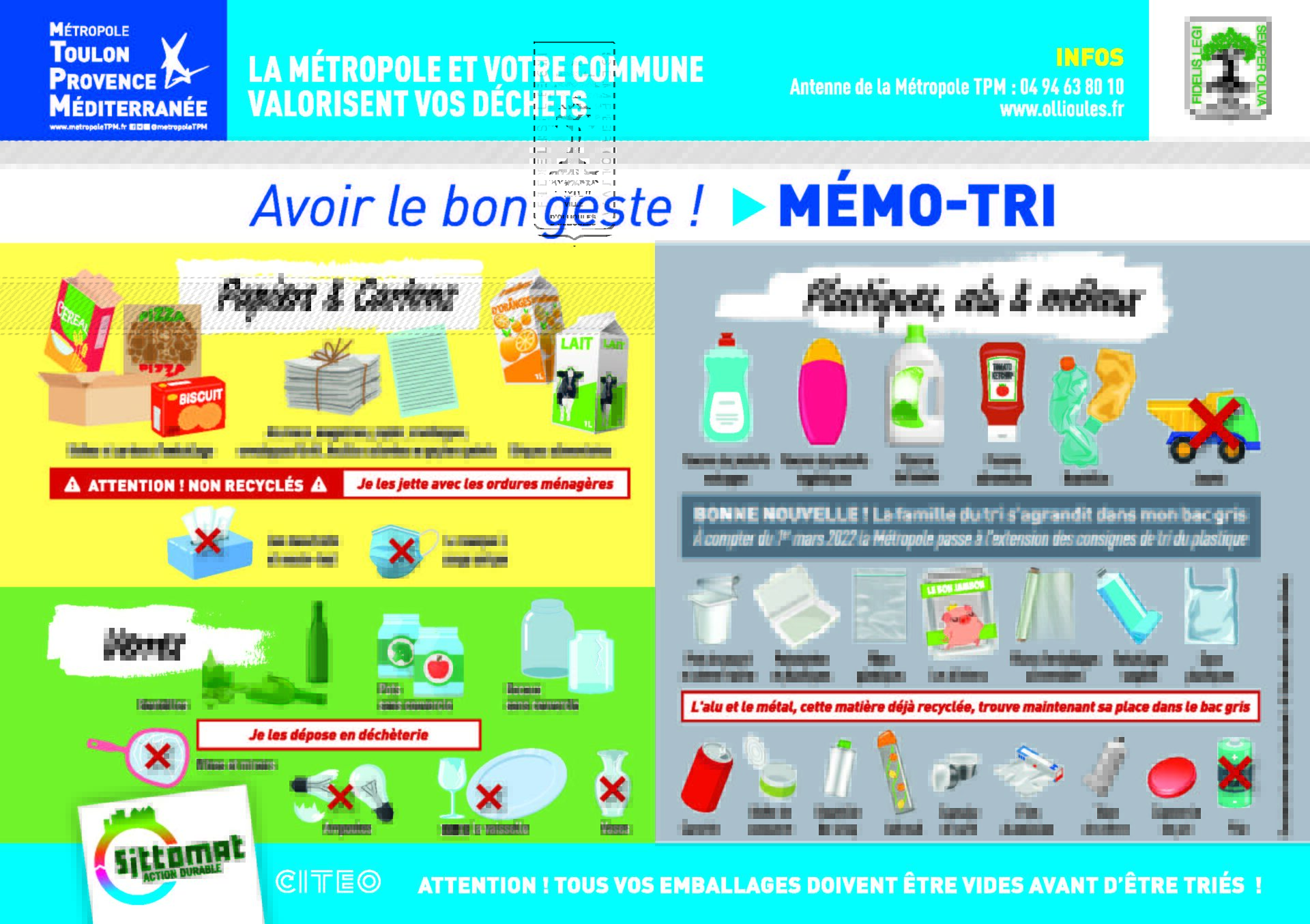 Calendrier Tri Selectif Toulon 2023 Calendrier Du Tri - Ville D'ollioules